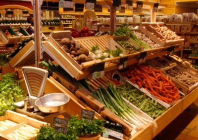 fruits and veg shelving